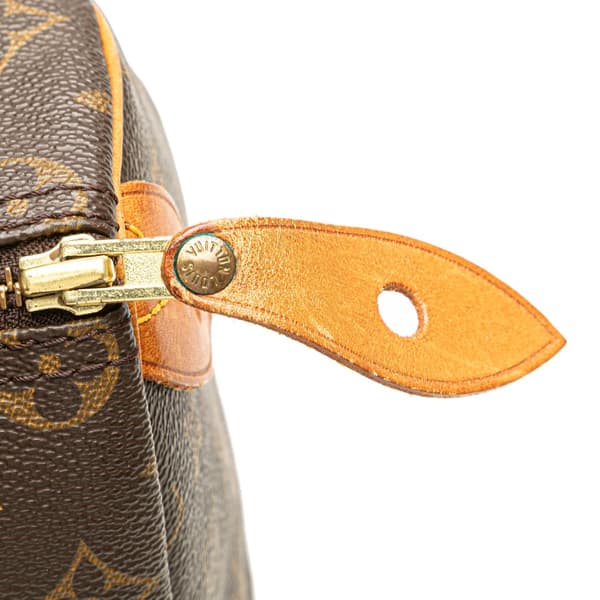 Pre-owned Louis Vuitton Monogram Speedy 35 Brown