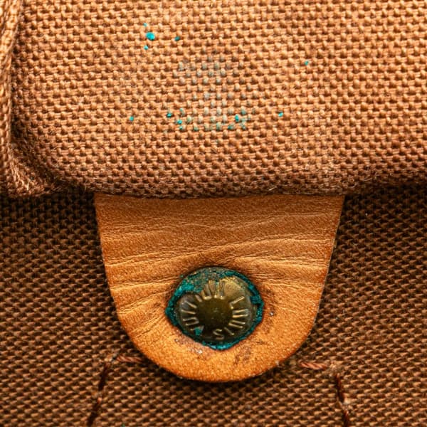 Pre-owned Louis Vuitton Monogram Speedy 35 Brown