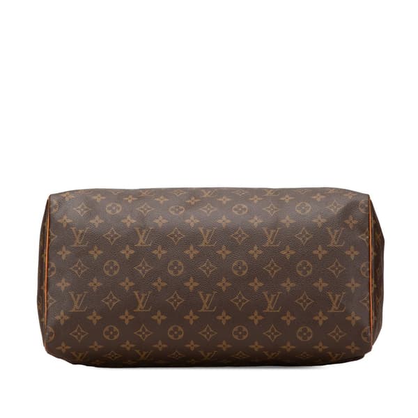 Pre-owned Louis Vuitton Monogram Speedy 40 Brown
