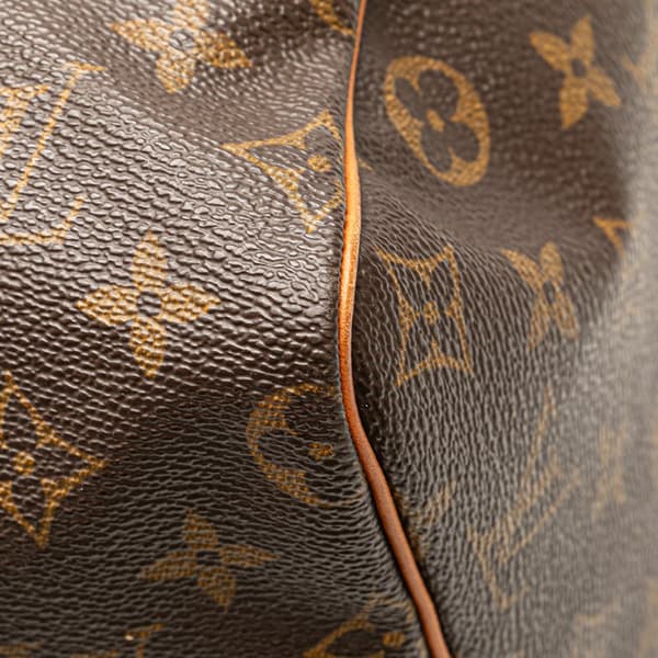 Pre-owned Louis Vuitton Monogram Speedy 40 Brown