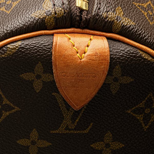Pre-owned Louis Vuitton Monogram Keepall 60 Brown
