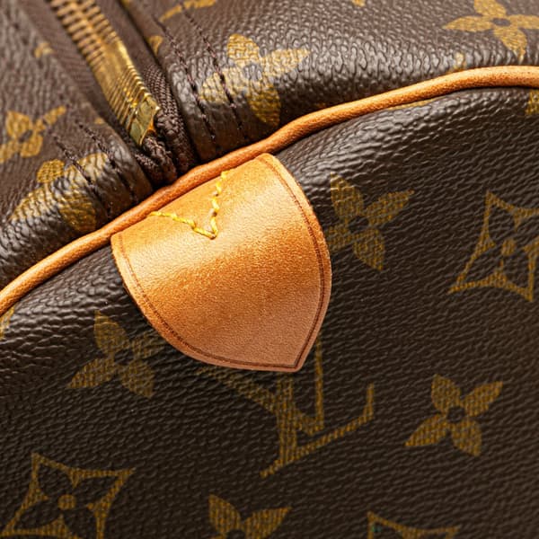 Pre-owned Louis Vuitton Monogram Keepall 60 Brown