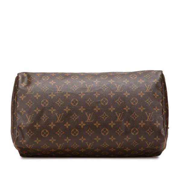 Pre-owned Louis Vuitton Monogram Speedy 40 Brown
