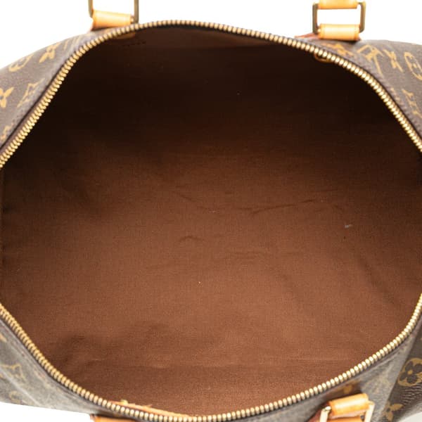 Pre-owned Louis Vuitton Monogram Speedy 40 Brown