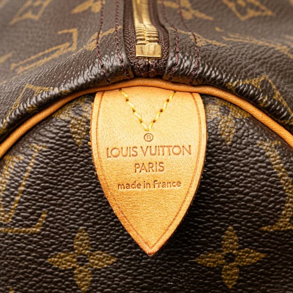 Pre-owned Louis Vuitton Monogram Speedy 40 Brown