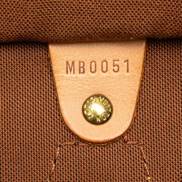 Pre-owned Louis Vuitton Monogram Speedy 40 Brown