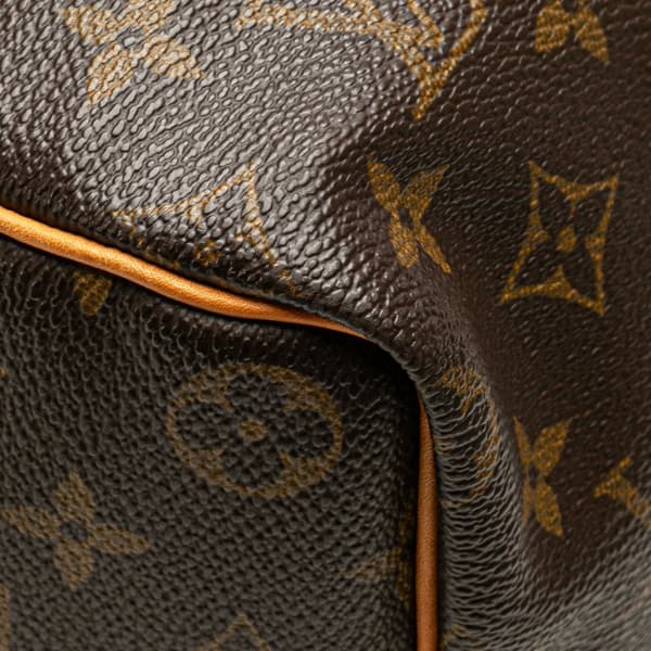 Pre-owned Louis Vuitton Monogram Speedy 40 Brown