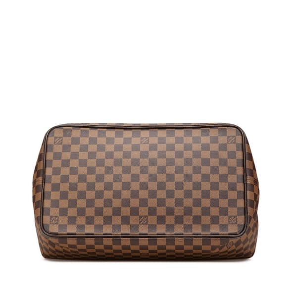 Pre-owned Louis Vuitton Damier Ebene Greenwich PM Brown