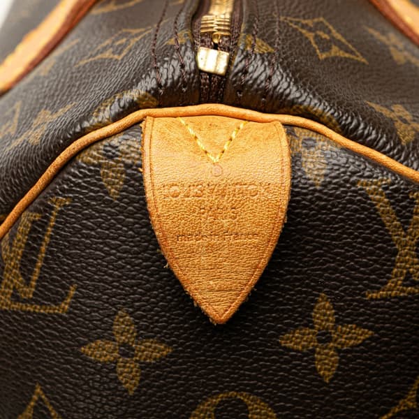 Pre-owned Louis Vuitton Monogram Speedy 30 Brown