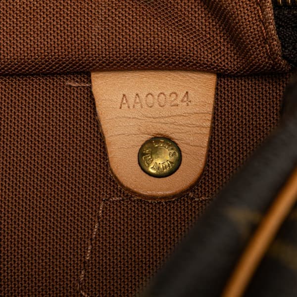 Pre-owned Louis Vuitton Monogram Speedy 30 Brown