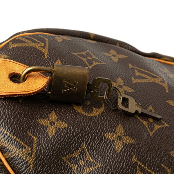 Pre-owned Louis Vuitton Monogram Speedy 30 Brown