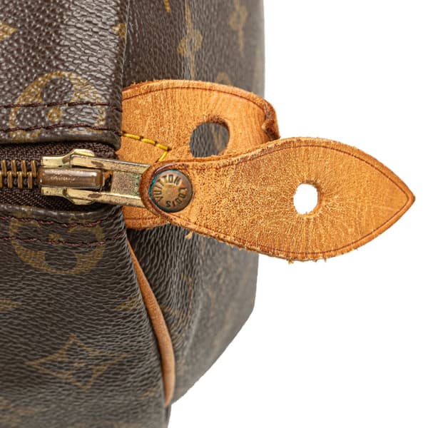 Pre-owned Louis Vuitton Monogram Speedy 35 Brown