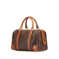 Miniatyrbillede 2 af 10: Pre-owned Celine Macadam Coated Canvas Boston Bag Brown