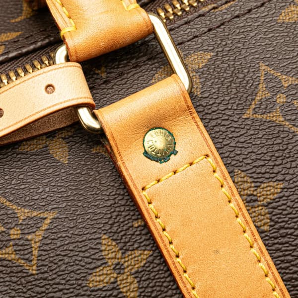 Pre-owned Louis Vuitton Monogram Keepall 60 Brown