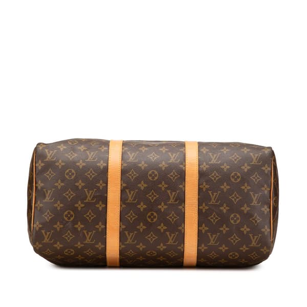 Pre-owned Louis Vuitton Monogram Sac Souple 45 Brown