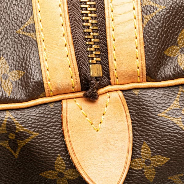 Pre-owned Louis Vuitton Monogram Sac Souple 45 Brown