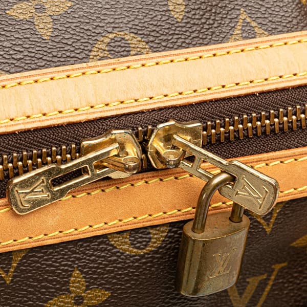 Pre-owned Louis Vuitton Monogram Sac Souple 45 Brown
