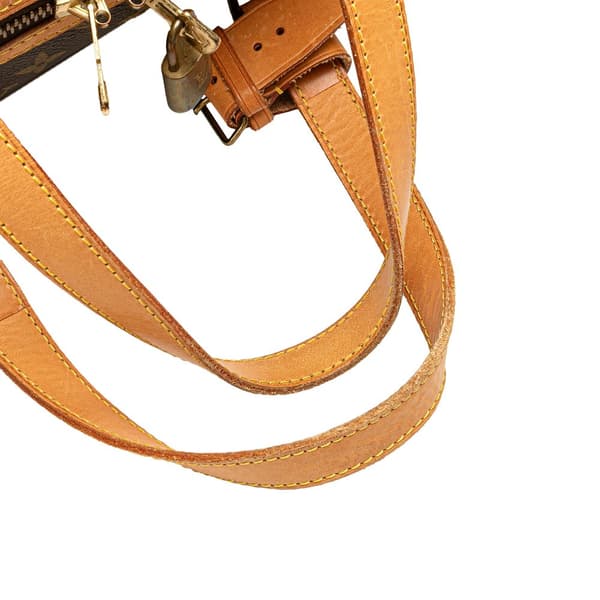 Pre-owned Louis Vuitton Monogram Sac Souple 45 Brown