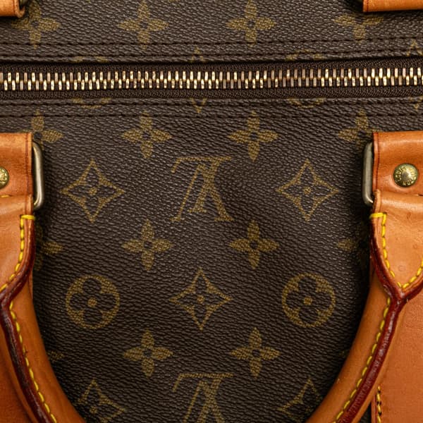 Pre-owned Louis Vuitton Monogram Keepall Bandouliere 60 Brown
