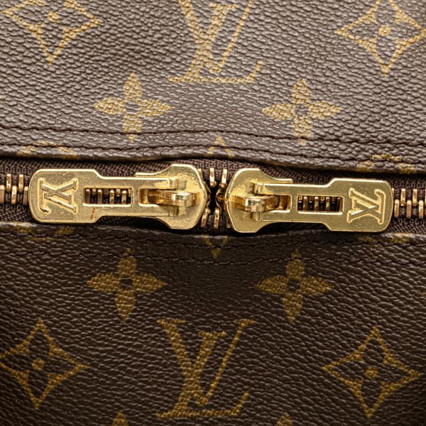 Pre-owned Louis Vuitton Monogram Keepall Bandouliere 60 Brown