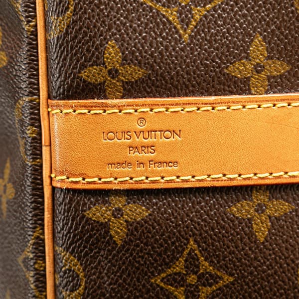 Pre-owned Louis Vuitton Monogram Keepall Bandouliere 55 Brown