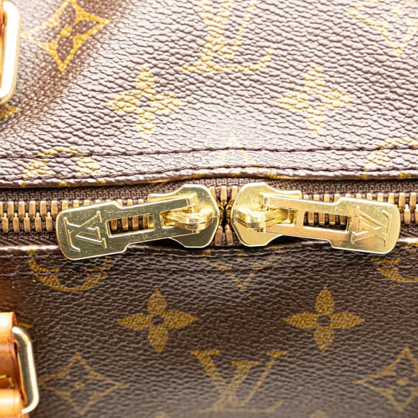 Pre-owned Louis Vuitton Monogram Keepall Bandouliere 55 Brown