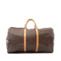 Miniatyrbilde 1 av 10: Pre-owned Louis Vuitton Monogram Keepall 60 Brown