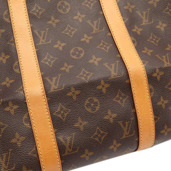 Pre-owned Louis Vuitton Monogram Keepall 50 Brown