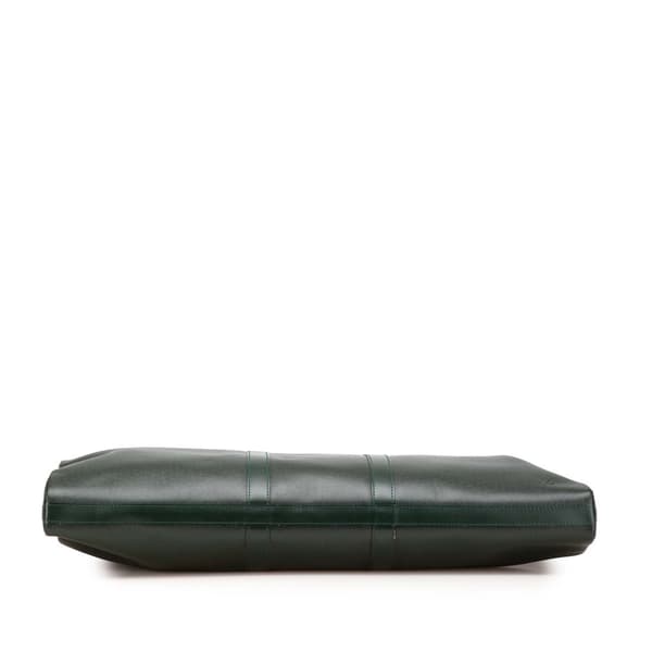 Pre-owned Louis Vuitton Taiga Housse Bering Garment Cover Green