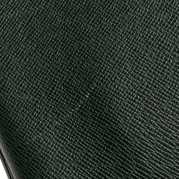 Pre-owned Louis Vuitton Taiga Housse Bering Garment Cover Green