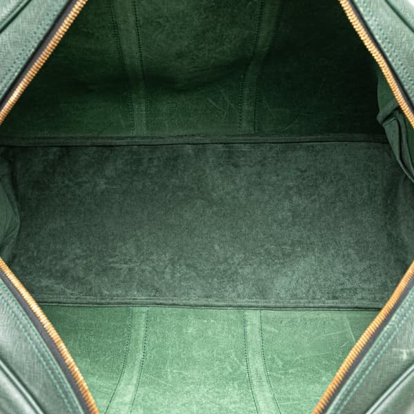 Pre-owned Louis Vuitton Taiga Kendall GM Green