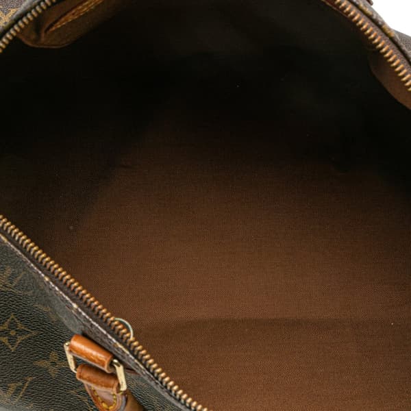 Pre-owned Louis Vuitton Monogram Speedy 35 Brown