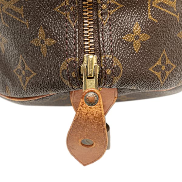 Pre-owned Louis Vuitton Monogram Speedy 35 Brown
