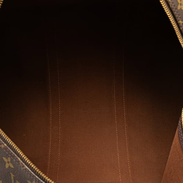 Pre-owned Louis Vuitton Monogram Keepall 50 Brown