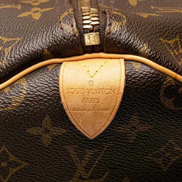 Pre-owned Louis Vuitton Monogram Keepall 50 Brown