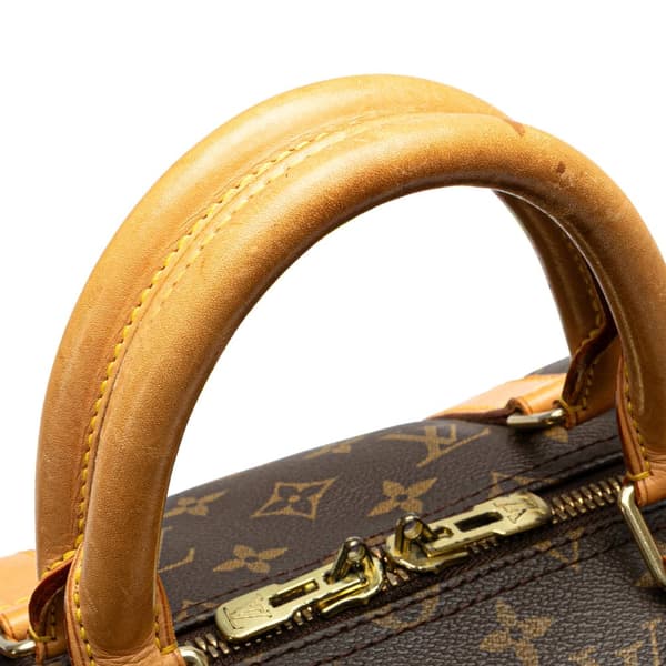 Pre-owned Louis Vuitton Monogram Keepall 50 Brown