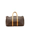 Pikkukuva 1 / 10: Pre-owned Louis Vuitton Monogram Keepall 50 Brown