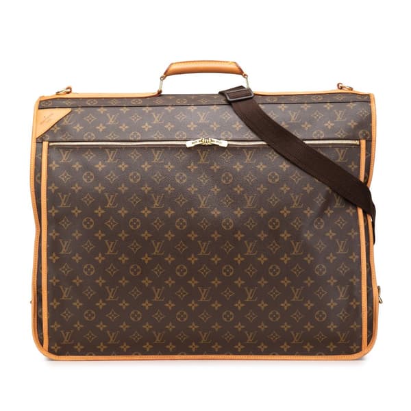 Pre-owned Louis Vuitton Monogram Garment Carrier Brown