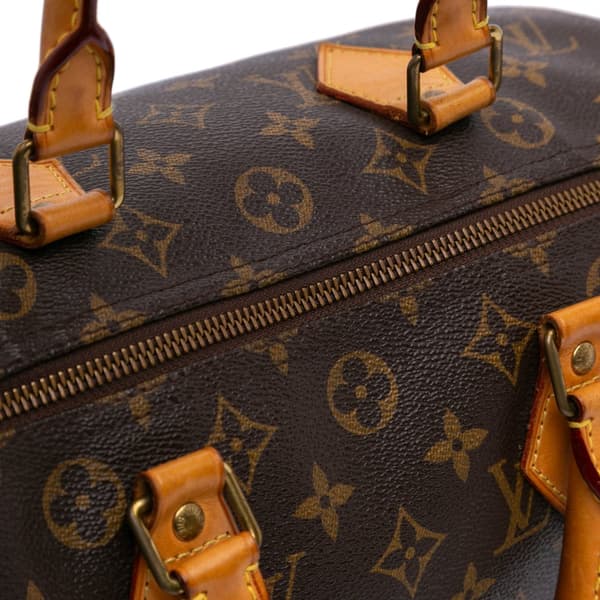 Pre-owned Louis Vuitton Monogram Speedy 30 Brown