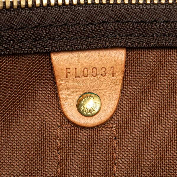Pre-owned Louis Vuitton Monogram Keepall 50 Brown