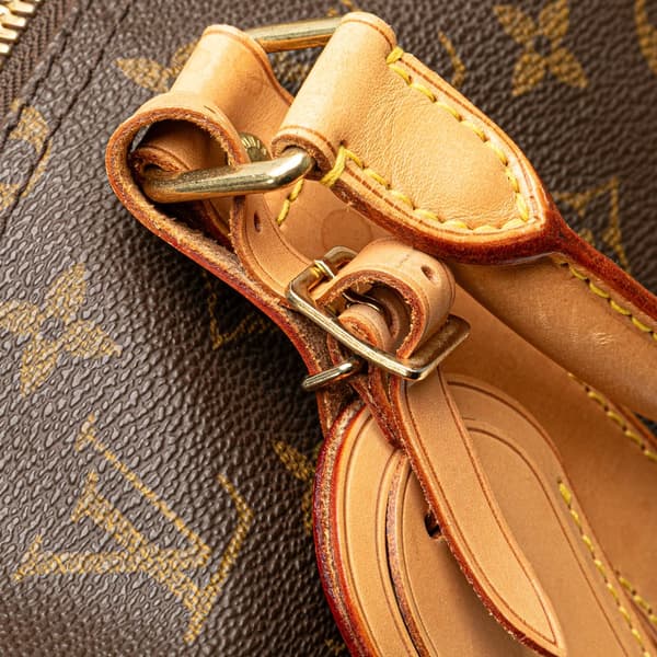 Pre-owned Louis Vuitton Monogram Keepall 50 Brown