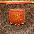 Miniatyrbild 8 av 10: Pre-owned Celine Macadam Coated Canvas Boston Bag Brown