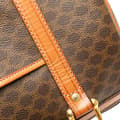 Miniatyrbild 9 av 10: Pre-owned Celine Macadam Coated Canvas Boston Bag Brown