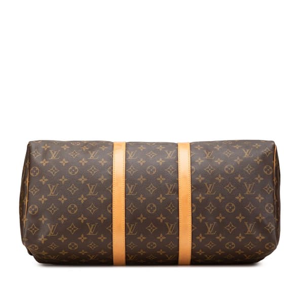 Pre-owned Louis Vuitton Monogram Keepall 50 Brown