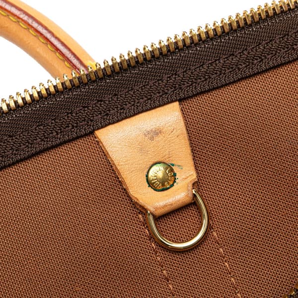 Pre-owned Louis Vuitton Monogram Keepall 50 Brown