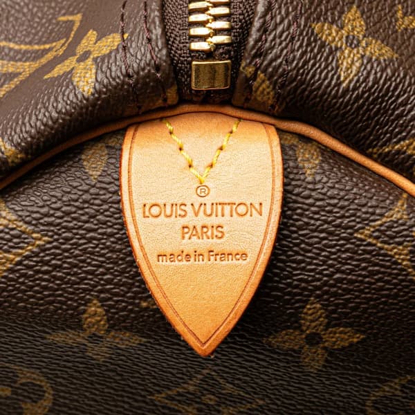 Pre-owned Louis Vuitton Monogram Keepall 55 Brown
