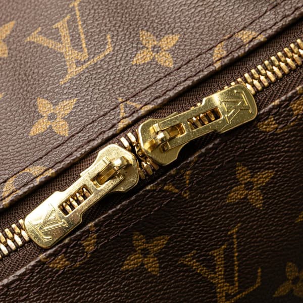 Pre-owned Louis Vuitton Monogram Keepall 55 Brown