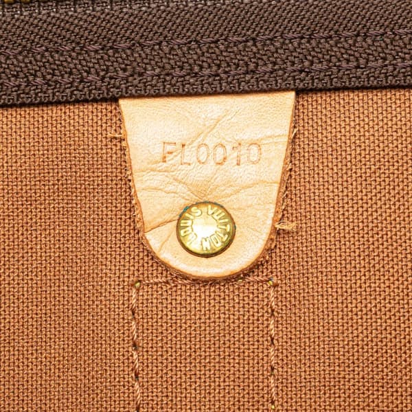 Pre-owned Louis Vuitton Monogram Keepall 55 Brown