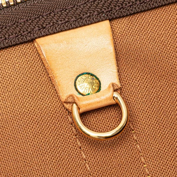 Pre-owned Louis Vuitton Monogram Keepall 55 Brown