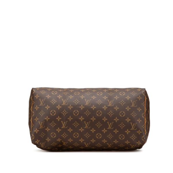 Pre-owned Louis Vuitton Monogram Speedy 40 Brown